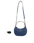 versace-blue-quilted-denim-leather-bag-front-view