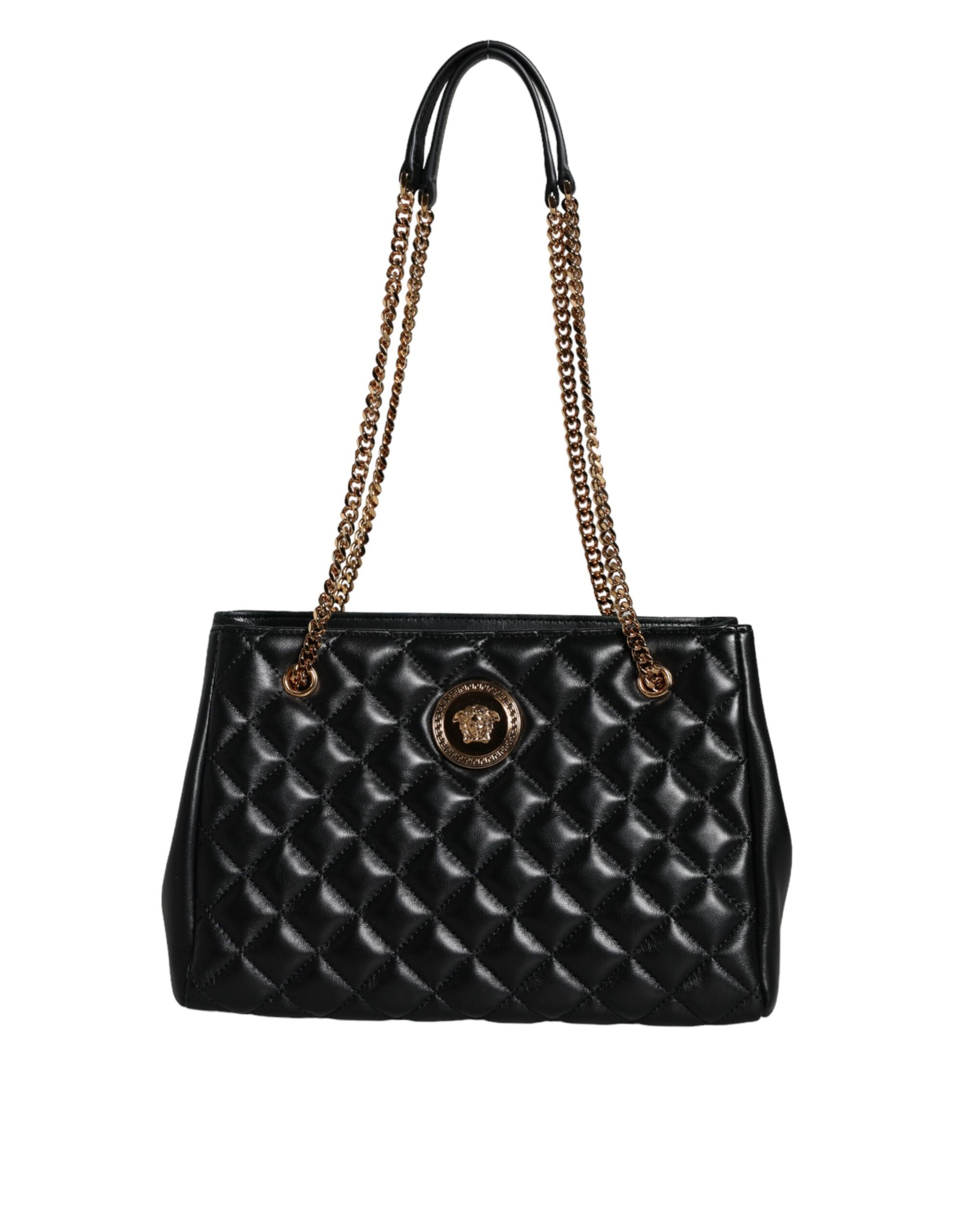 versace-black-quilted-leather-chain-bag