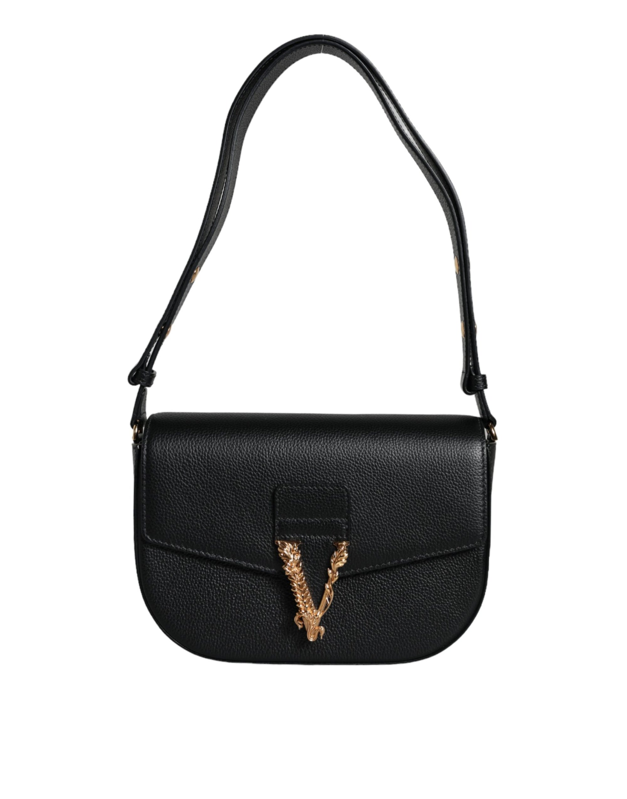 versace-black-calf-leather-crossbody-bag-front-view