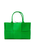 bottega-veneta-green-leather-handbag-front