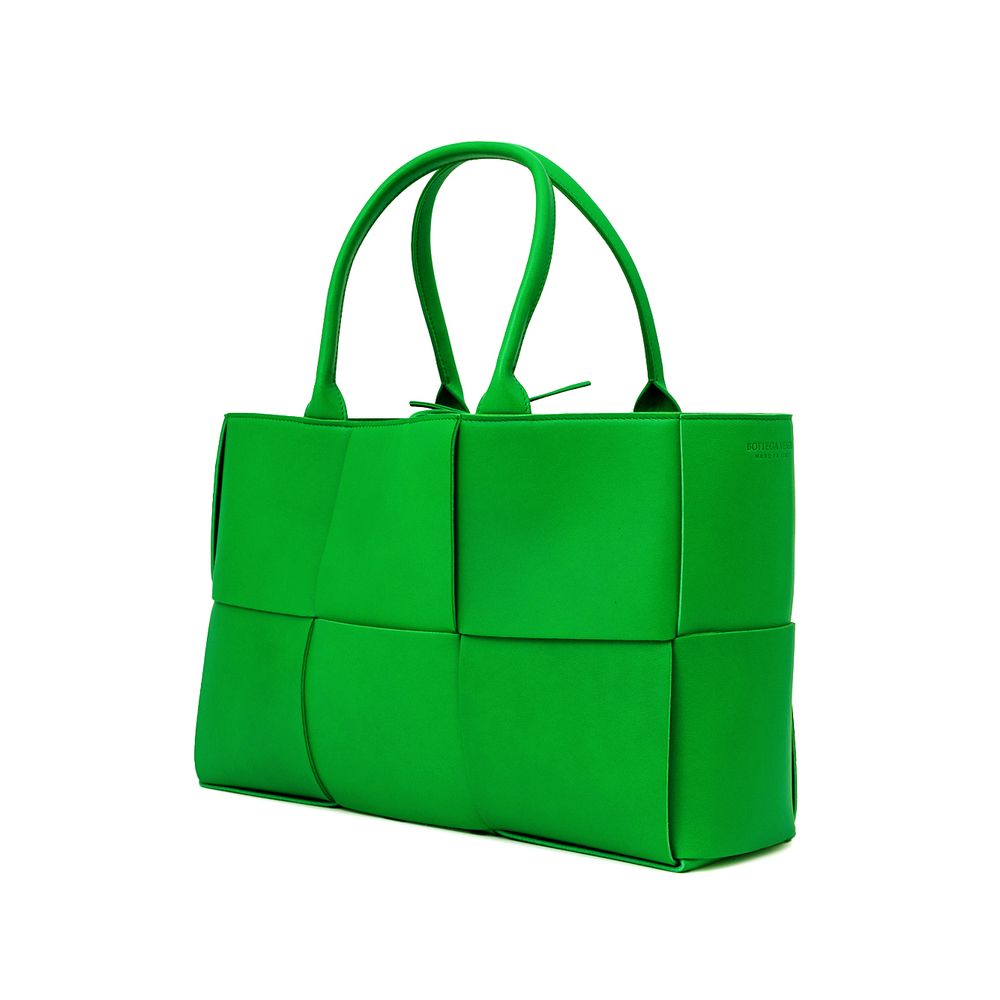 bottega-veneta-green-leather-handbag-side