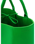 bottega-veneta-green-leather-handbag-logo