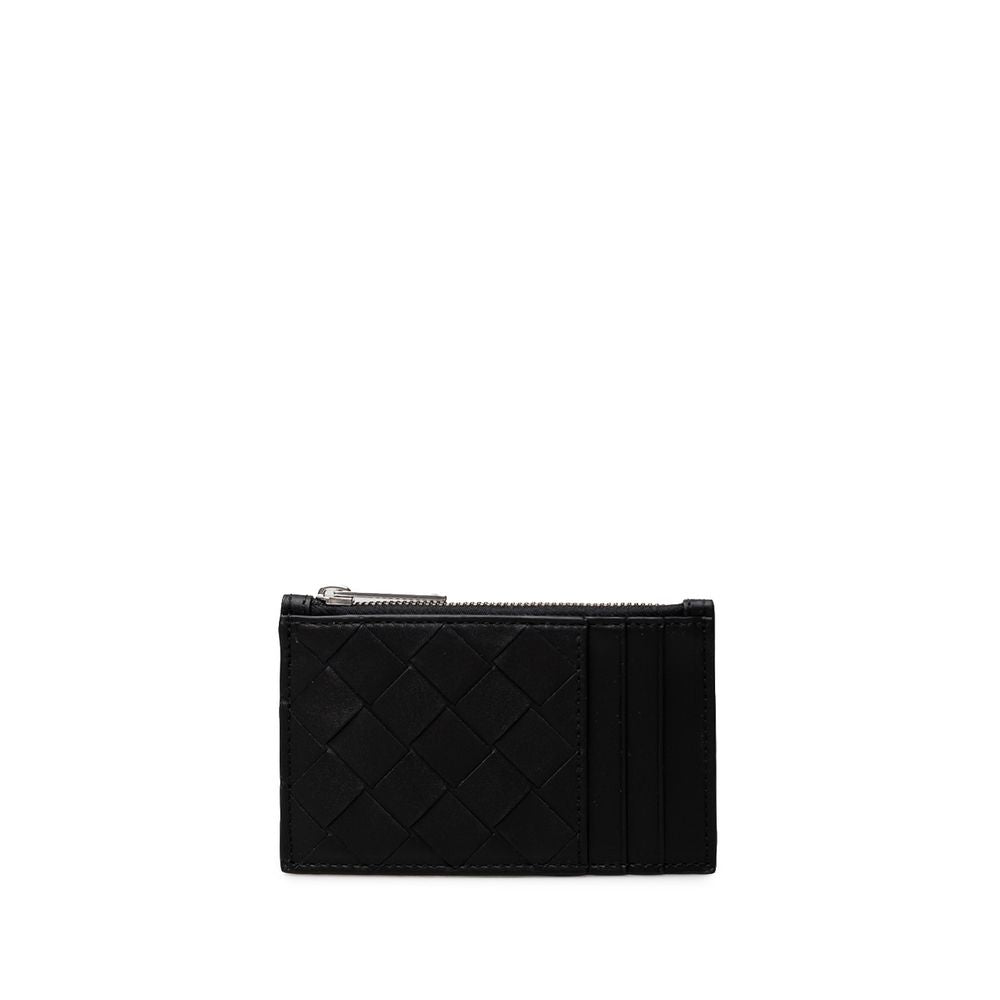 bottega-veneta-black-leather-wallet-front