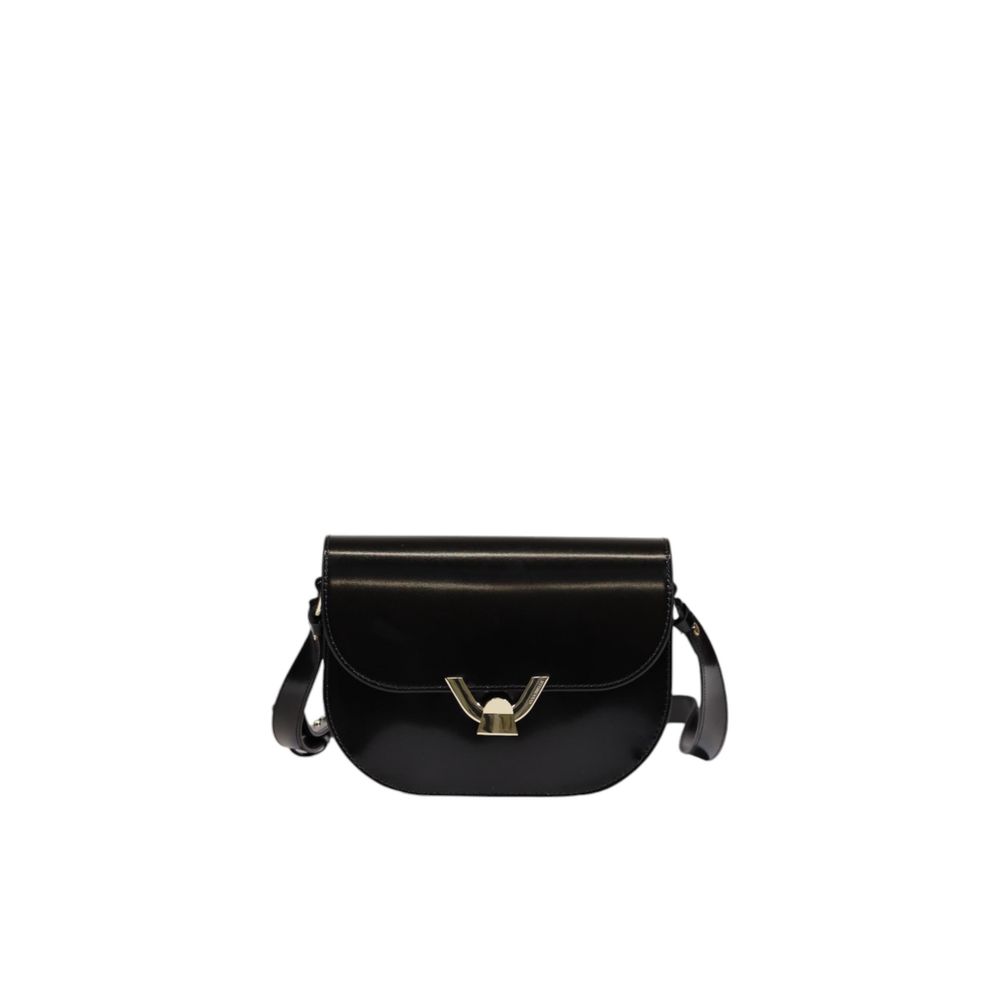 coccinelle-black-leather-handbag-front-view