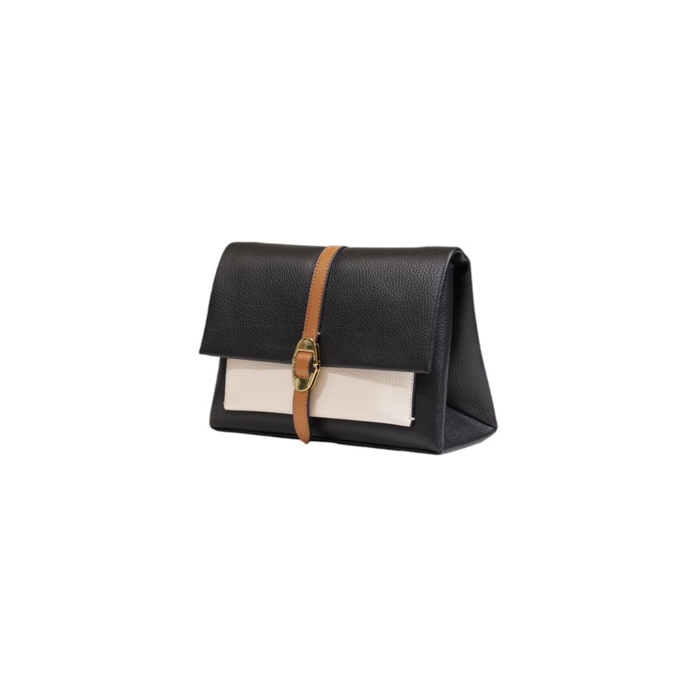 timeless-black-leather-handbag-side-profile