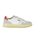 Gas White Artificial Leather Sneaker