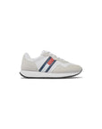 Tommy Hilfiger Jeans White Suede Sneaker