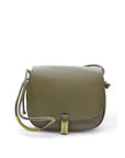 PINKO Green Leather Crossbody Bag