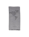 Alviero Martini Prima Classe Gray Polyacrylic Scarf