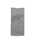 Alviero Martini Prima Classe Gray Polyacrylic Scarf