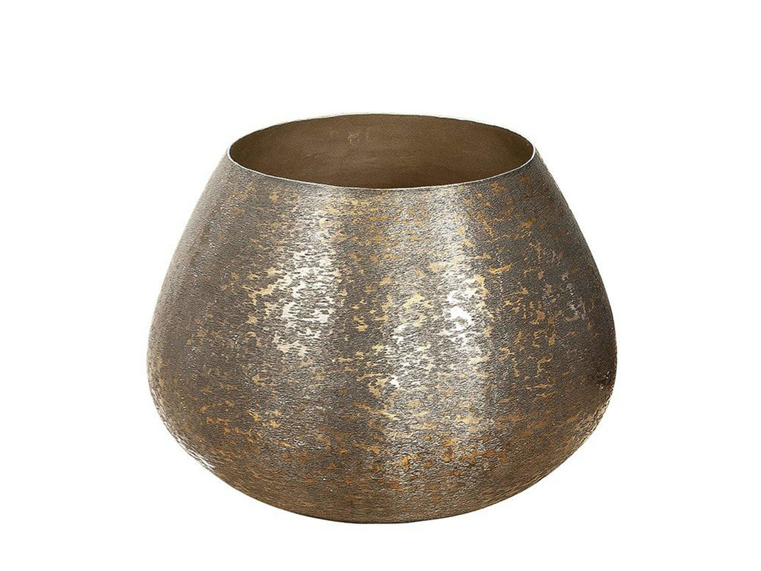 Recyclen Spuug uit klinker BOHO grote bronzen bloempot | Cobre | Ø 60 cm | Esentimo