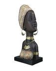 Bust of African woman with headwrap | Zola | H. 30 cm