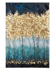 Canvas schilderij - Golden forest | H. 90 cm
