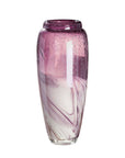 Glaskunst tafelvaas in paars en roze | Porpora | H. 35 cm | Glass Art