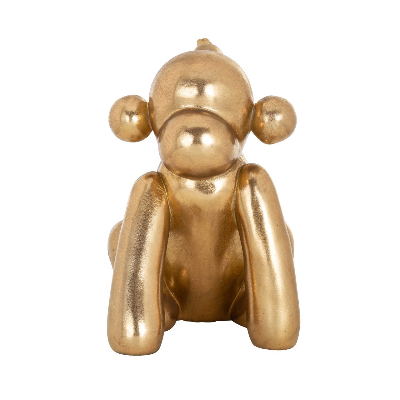 Gouden ballon aap figuur