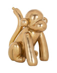 Gouden Ballon Aap decoratief object | H. 25 cm