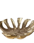 Gouden blad schaal | Big Leaf | W. 38 cm