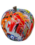 Polyresin kunst appel in street art motief