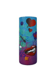 Graffiti cilinder vaas | Street Art | H. 30 cm