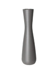Grote geribbelde moderne keramische vaas - Grijs | Crest | H. 57 cm