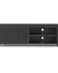 Industrieel zwart TV meubel met Mangohout | 140x40x52 cm