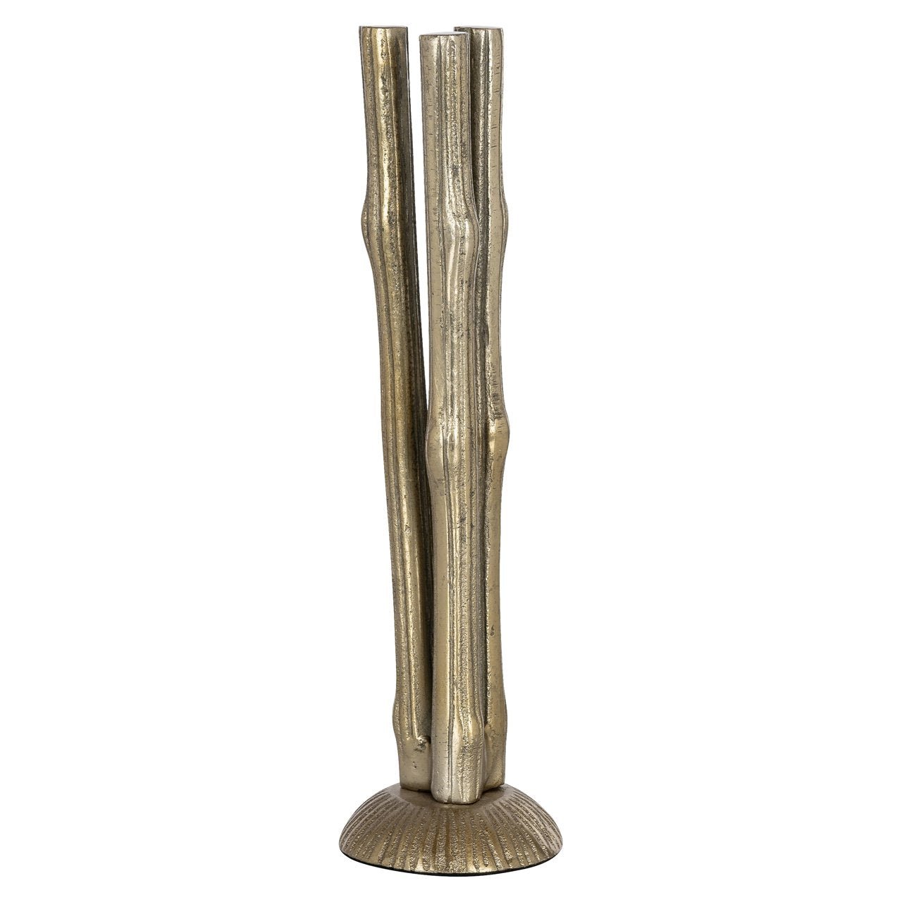 Kandelaar Olly - Groot | Goudkleurig Aluminium | H. 23.5 cm