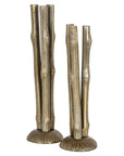 Kandelaar Olly - Groot | Goudkleurig Aluminium | H. 27 cm