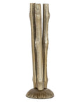 Kandelaar Olly - Klein | Goudkleurig Aluminium | H. 23.5 cm