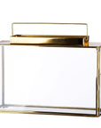 Lantaarn in metaal en glas - Goud | Cozy | H. 22 cm