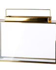 Lantaarn in metaal en glas - Goud | Cozy | H. 27 cm
