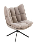 Licht Grijze Lounge Chair met kussen | Relax stoel
