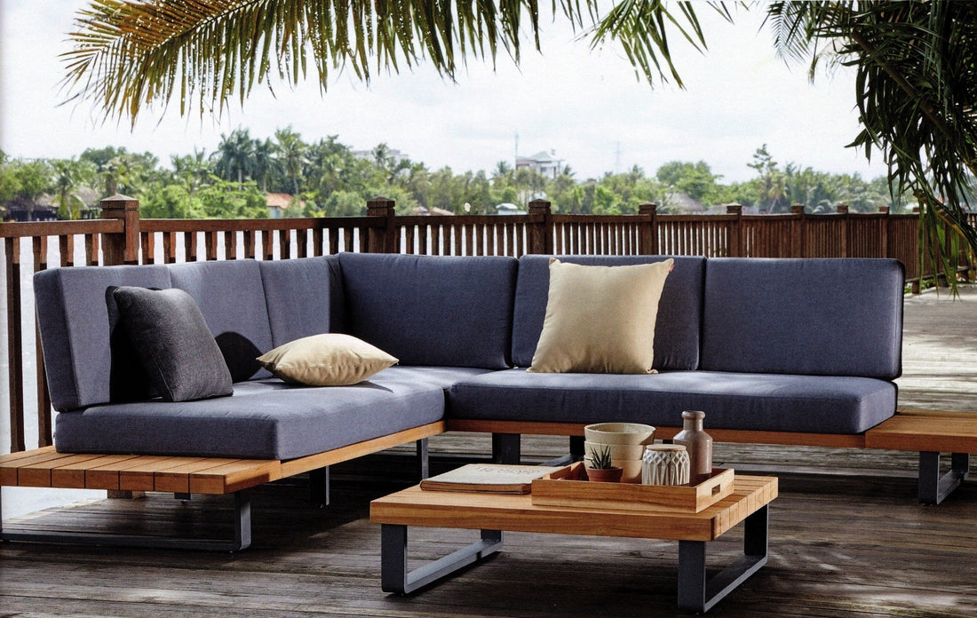overzien psychologie nadering Lounge set garden and terrace with corner sofa | Basten | ESENTIMO