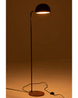 Moderne vloerlamp met ijzeren en houten design