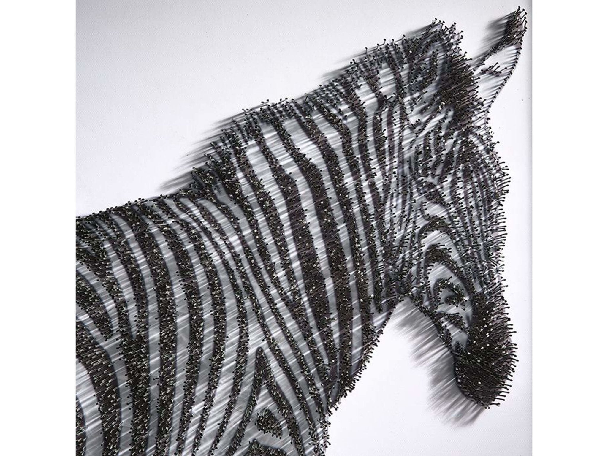 Handwerk nagel kunst afbeelding zebra