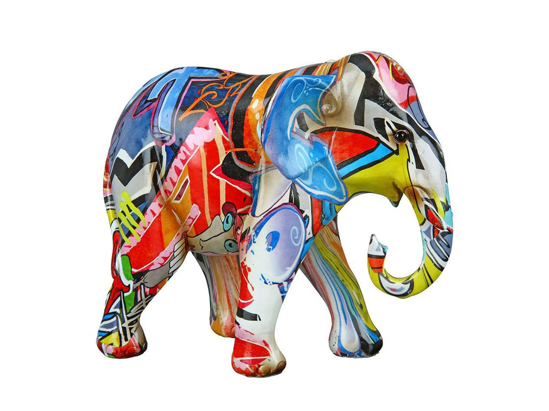 Polyresin street art olifant