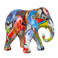 Polyresin street art olifant