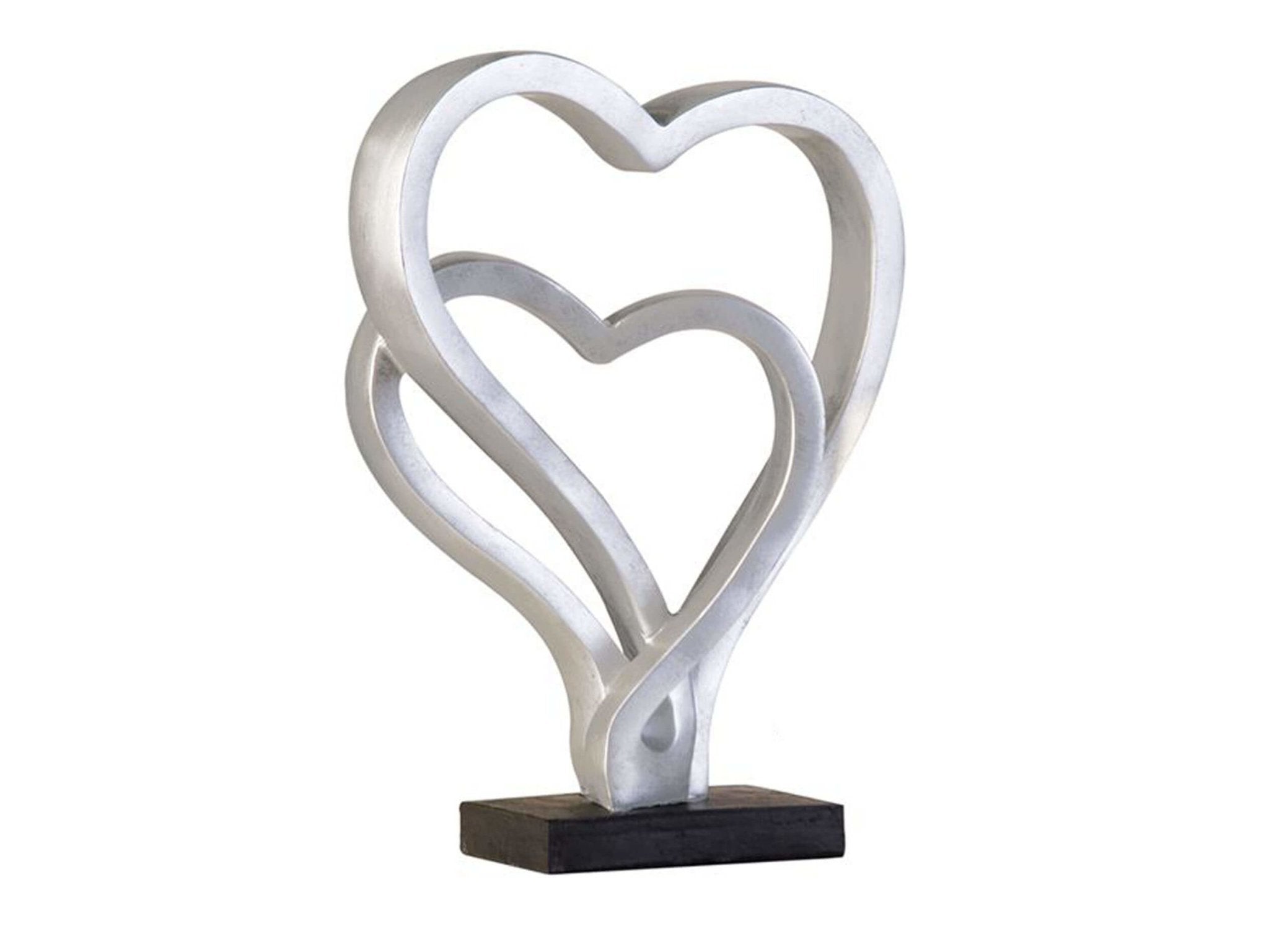Oneindige harten figuur - Zilver | Hearts | H. 30 cm