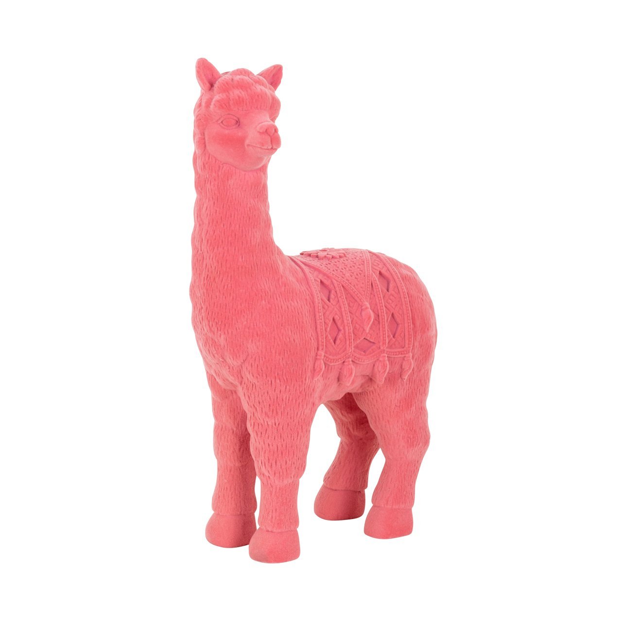 Roze Alpaca decoratie beeldje | H. 31.5 cm
