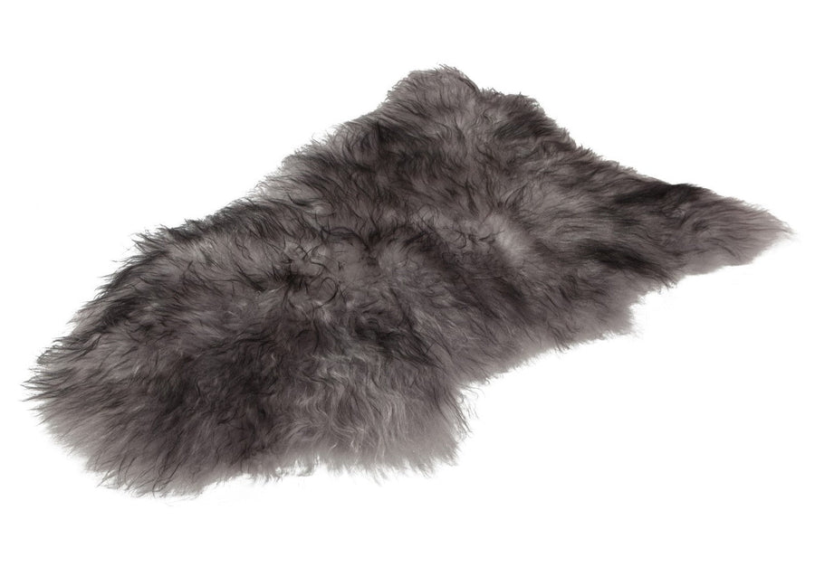 Icelandic Sheepskin - Gray | Long hair | 100x65cm