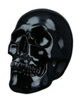 Skull beeld - Zwart | Decoratieve schedel | H. 15 cm