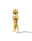 Luxe teckellamp van polyresin kopen - Gouden weelde voor je huis