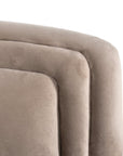 Velvet vintage fauteuil - Khaki | Hazel