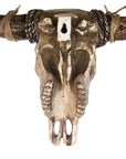 Muurdecoratie schedel buffel achterkant detail