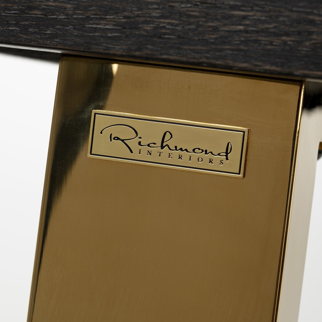 Robuust RVS Frame - Zwarte Tafel met Gouden Details