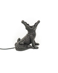 Zwarte Krokodil lamp | H. 18,5 cm - Dierenlamp kopen